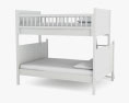 Pottery Barn Camp Twin Over Full Bunk bed 3D 모델 