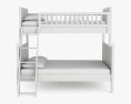 Pottery Barn Camp Twin Over Full Bunk bed 3D 모델 