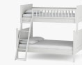 Pottery Barn Camp Twin Over Full Bunk bed 3D модель