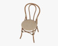 Pottery Barn Lulu Rattan Bistro Dining chair 3d model