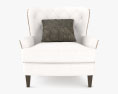 Pottery Barn Cardiff Tufted Upholstered Armchair 3d model