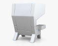 Prooff Ear 肘掛け椅子 3Dモデル