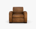 Restoration Hardware Library Leather armchair 3d model