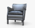 Restoration Hardware Professor 27s Leather armchair With Nailheads 3d model
