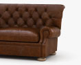 Restoration Hardware Churchill Leather sofa 3d model
