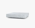 Restoration Hardware Low Marble Plinth Square Couchtisch 3D-Modell