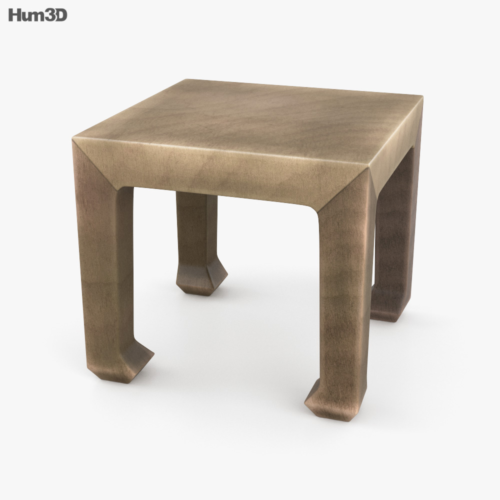 Restoration Hardware 17th C Ming Dynasty Mesa lateral Modelo 3d