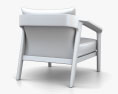 Restoration Hardware Malta Teak Lounge chair 3D 모델 
