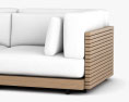 Restoration Hardware Caicos Teak Sofa 3D-Modell