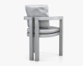 Restoration Hardware Portofino Teak 扶手椅 3D模型