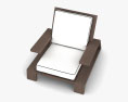 Restoration Hardware Olema Lounge chair 3D 모델 