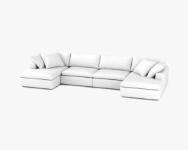Restoration Hardware Cloud Modular sofa 3D model