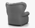 Restoration Hardware Churchill 皮椅 3D模型