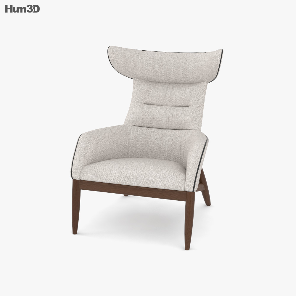 Ritzwell Beatrix High Back Easy Chair 3D model