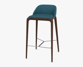 Roche Bobois Brio Bar stool 3D model