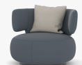 Roche Bobois Maurizio Manzoni Curl 扶手椅 3D模型