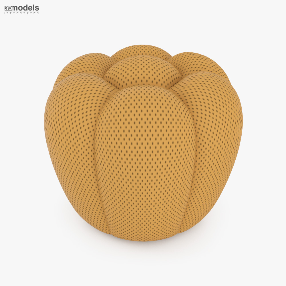 Roche Bobois Apex Outdoor 오토만 by Sacha Lakic 3D 모델 