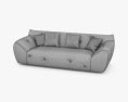 Roche Bobois Informel Outdoor Large 3-seats Sofa by Hans Hopfer 3D 모델 