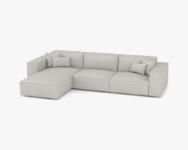 Rove Concepts Porter Sectional Sofa Modèle 3D
