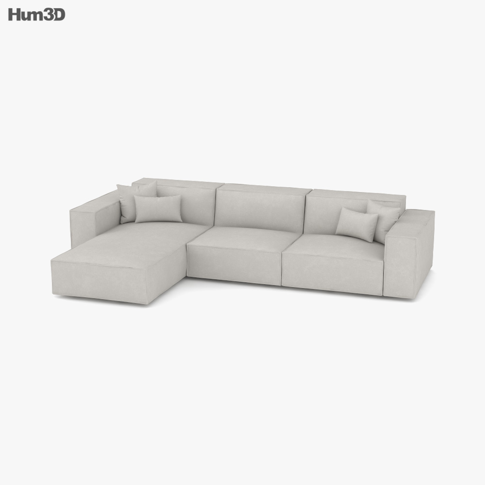 Rove Concepts Porter Sectional Sofa 3D model
