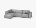 Rove Concepts Porter Sectional 소파 3D 모델 