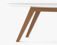Rove Concepts Dolf Oval Mesa de café Modelo 3d