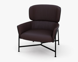 SP01 Caristo Low Back 扶手椅 3D模型