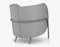 SP01 Royce 肘掛け椅子 3Dモデル