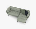 Saba Italia New York Corner sofa 3d model