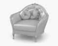 Savio Firmino 3213 肘掛け椅子 3Dモデル