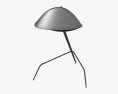 Serge Mouille Tripod lampada da tavolo Modello 3D