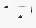 Serge Mouille Two Arm Wall lamp 3d model