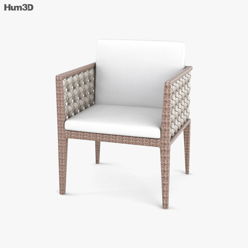 Skyline Design Heart Chaise de salle à manger Modèle 3D
