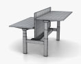 Steelcase Ology Bench Table Modèle 3d