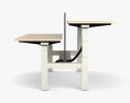 Steelcase Ology Bench Table Modèle 3d