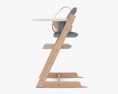 Stokke Tripp Trapp 带托盘的高脚椅 3D模型