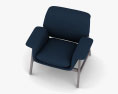 Tacchini Agnese 肘掛け椅子 3Dモデル