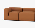 Tacchini Le Mure Sofa 3D-Modell