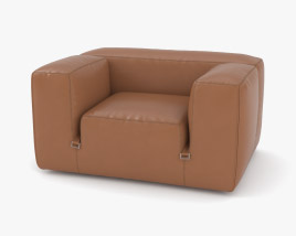 Tacchini Le Mura 扶手椅 3D模型