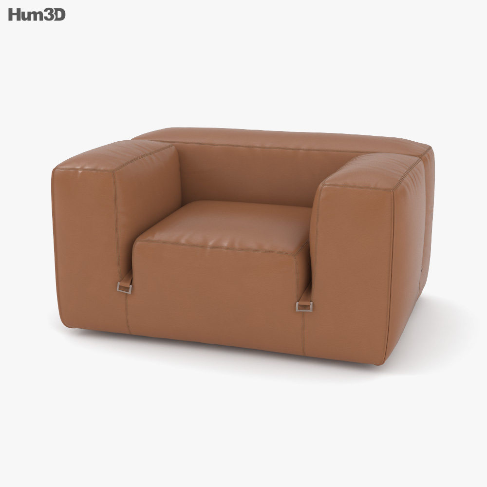 Tacchini Le Mura 扶手椅 3D模型