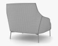 Tacchini Lima 肘掛け椅子 3Dモデル