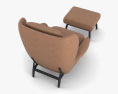 Theca Padova 肘掛け椅子 3Dモデル