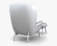 Theca Padova 肘掛け椅子 3Dモデル