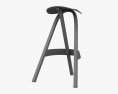 Thonet 404 H Барний стілець 3D модель