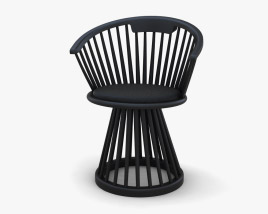 Tom Dixon Fan Dining chair 3D model