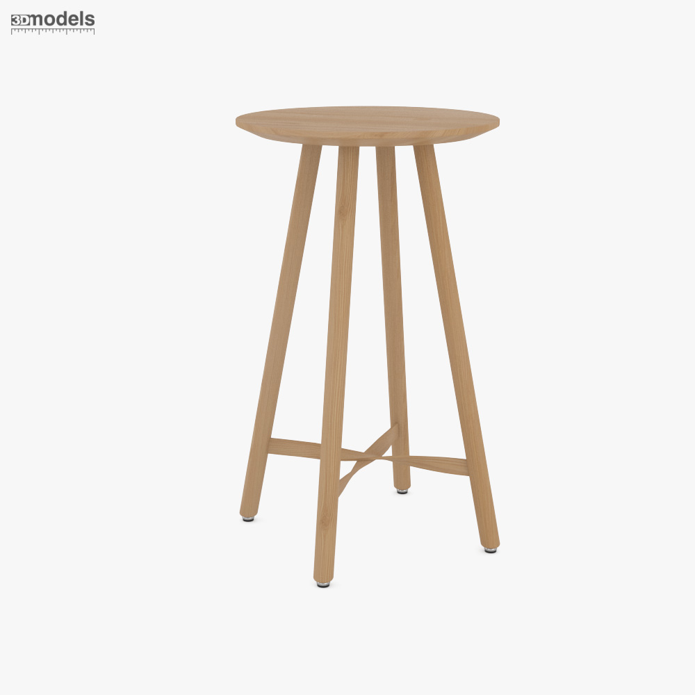 Tom Raffield Crib Oak Table d'appoint Modèle 3D