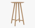 Tom Raffield Crib Oak Table d'appoint Modèle 3d
