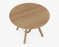 Tom Raffield May Coffee Table Oak 3D 모델 