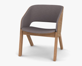 Ton Merano Lounge armchair Modelo 3d