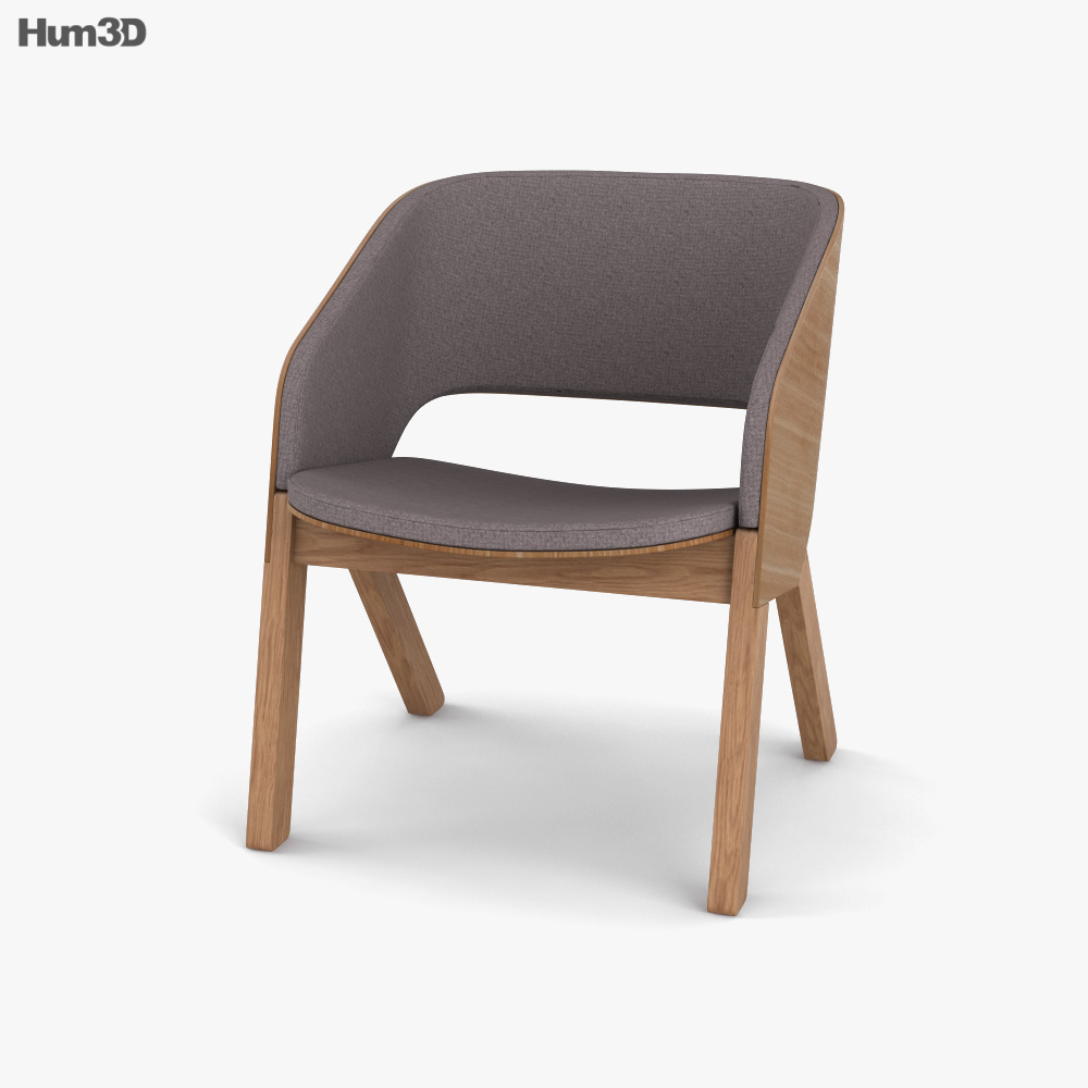 Ton Merano Lounge armchair Modelo 3d